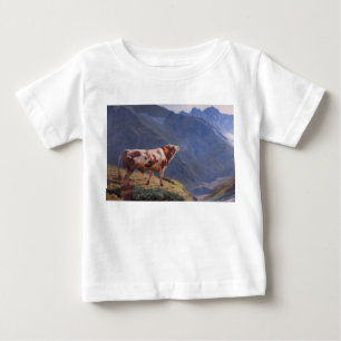 Bull in de Alpen (door Eugène Burnand)
