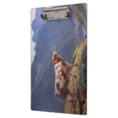 Bull in de Alpen (door Eugène Burnand) Klembord (Links)