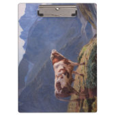 Bull in de Alpen (door Eugène Burnand) Klembord (Voorkant)