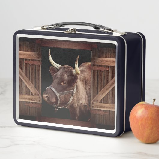 Bull in de Barn Metal Lunch Box (In situ)