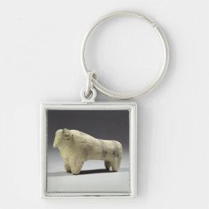 Bull in de stijl Ubaid, c.4000-3500 BC (terracott) Sleutelhanger