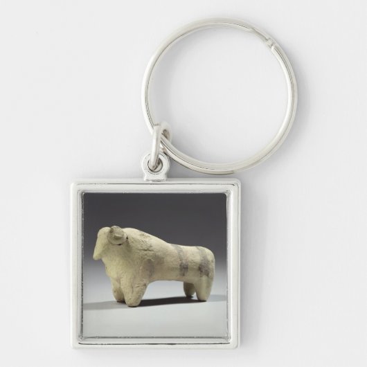 Bull in de stijl Ubaid, c.4000-3500 BC (terracott) Sleutelhanger (Voorkant)