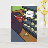 Bull in een China Shop Kaart (Gele Bloem)