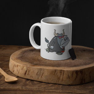 Bull in een koffiekoffie-Mok Koffiemok