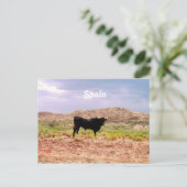 Bull in Spanje Briefkaart (Staand voorkant)