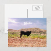 Bull in Spanje Briefkaart (Voorkant / Achterkant)