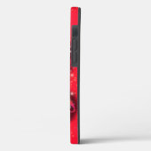 Bull iPhone hoesje draait in rode Sterrennacht (Achterkant / Links)