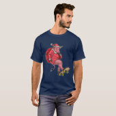 Bull Kerst Skateboard T-shirt (Voorkant volledig)