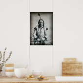 BULL LAKOTA CHIEF 1884 POSTER (Keuken)