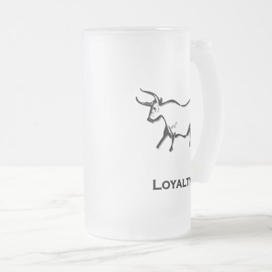 Bull Loyalty Black Matglas Bierpul (Voorkant rechts)