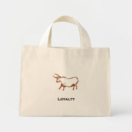 Bull Loyalty Brown Mini Tote Bag