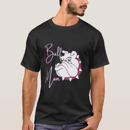Bull Ma Cute Outfit for Dog Moms T-shirt (Voorkant)