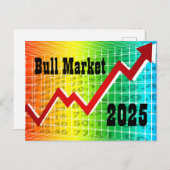 Bull Market 2025 Briefkaart (Voorkant / Achterkant)