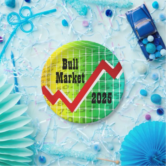 Bull Market 2025 Papieren Bordje (Feest)