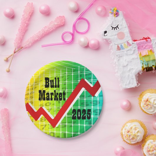 Bull Market 2025 Papieren Bordje (Feest)