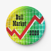 Bull Market 2025 Papieren Bordje (Voorkant)