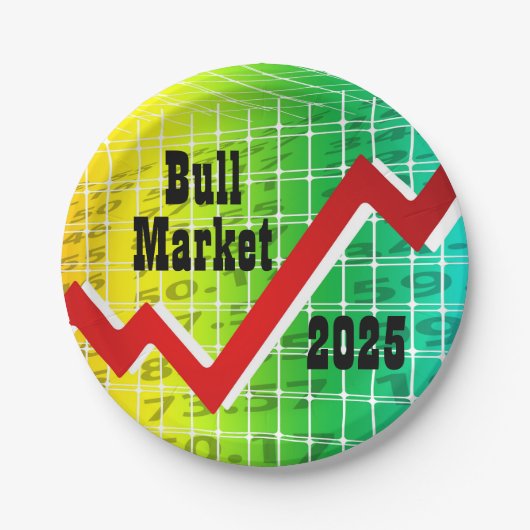 Bull Market 2025 Papieren Bordje (Voorkant)
