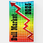 Bull Market 2025 Spandoek (Verticaal)