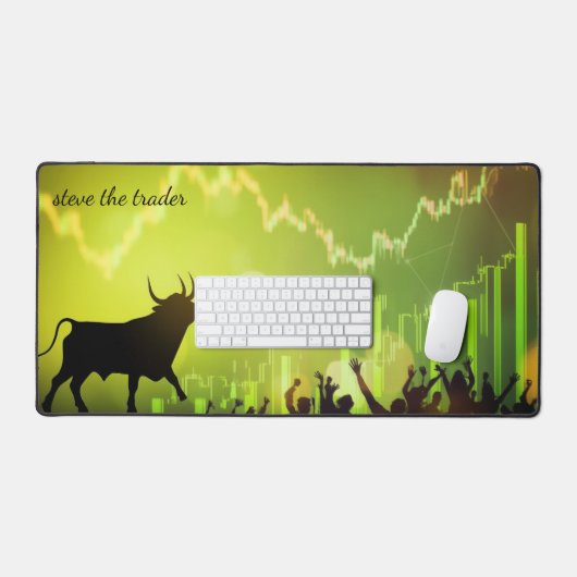 Bull Market Celebration Personalized Bureaumat (Keyboard & Muis)
