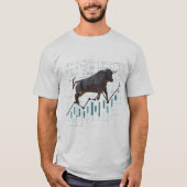 Bull Market Chart T-Shirt (Voorkant)