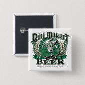 Bull-Market-CNBC-GROOT Vierkante Button 5,1 Cm (Voorkant /achterkant)