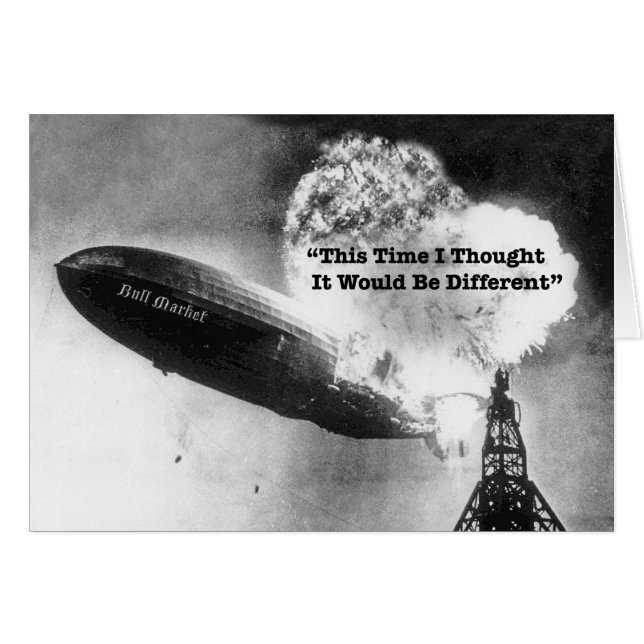 Bull Market Crash Humor (Voorkant Horizontaal)