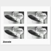 Bull Market Crash Humor Rechthoekige Sticker (Vel)