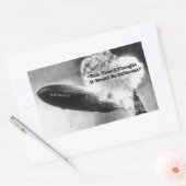 Bull Market Crash Humor Rechthoekige Sticker (Envelop)