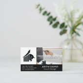 Bull Market Logo | Financiële analyse Visitekaartje (Staand voorkant)