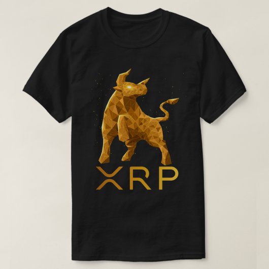 Bull Market Ripple XRP Crypto Coin HODL T-shirt (Design voorkant)