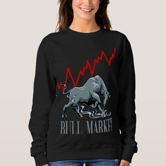 Bull Market Stocks Investing Trui (Voorkant)