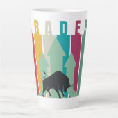 Bull market Trader | Simple design  Latte Mok (Voorkant)