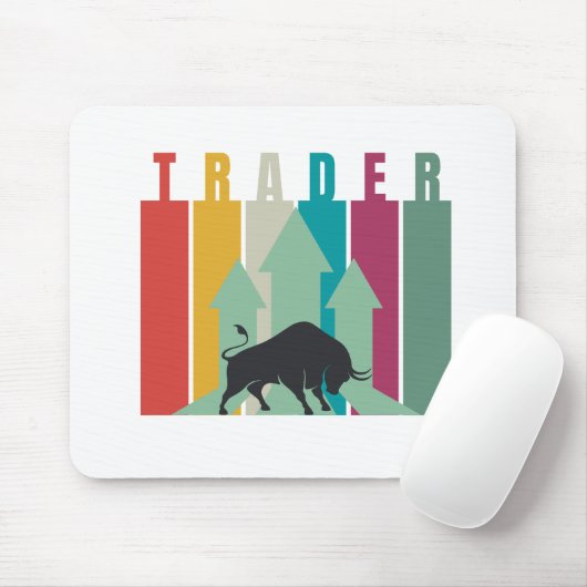 Bull market Trader | Simple design  Muismat (Met muis)