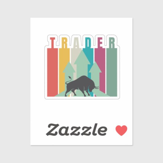 Bull market Trader | Simple design Sticker (Vel)