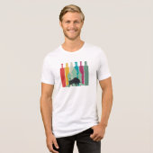 Bull market Trader | Simple design Tri-Blend Shirt (Voorkant volledig)