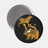 Bull Market Vs Beer Market Magneet (Voorkant / Achterkant)