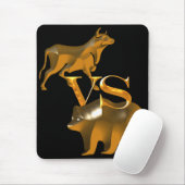 Bull Market Vs Beer Market Muismat (Met muis)