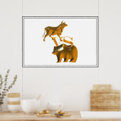 Bull Market Vs Beer Market Poster (Keuken)