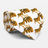 Bull Market Vs Beer Market Stropdas (Opgerold)