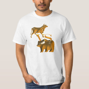Bull Market Vs Beer Market T-shirt