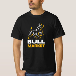 Bull Markt Aandelenhandelaar Wallstreet Investor T-shirt