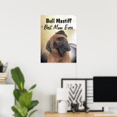 Bull Mastiff Best Mam Poster (Thuiskantoor)