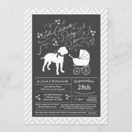 Bull Mastiff Dog Baby shower Kaart
