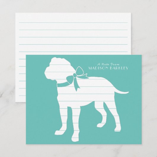 Bull Mastiff Dog Puppy Bullmastiff Bedankkaart (Voorkant / Achterkant)