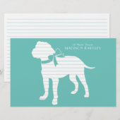 Bull Mastiff Dog Puppy Bullmastiff Briefpapier (Voorkant / Achterkant)