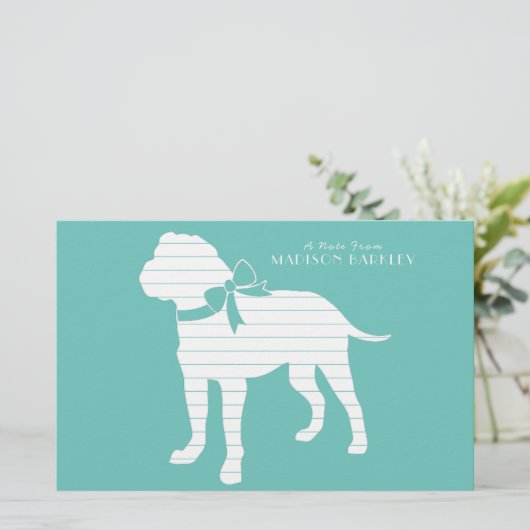 Bull Mastiff Dog Puppy Bullmastiff Briefpapier (Staand voorkant)