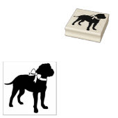 Bull Mastiff Dog Puppy Bullmastiff Rubberstempel (Gestempeld)