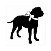 Bull Mastiff Dog Puppy Bullmastiff Rubberstempel (Afrduk)