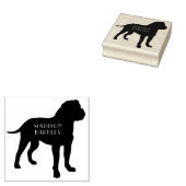 Bull Mastiff Dog Puppy Bullmastiff Rubberstempel (Gestempeld)