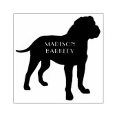 Bull Mastiff Dog Puppy Bullmastiff Rubberstempel (Afrduk)